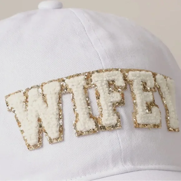 Wifey Puff Embroidery Dad Hat NWT - Picture 5 of 7